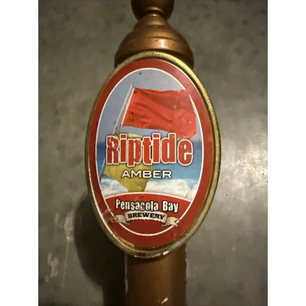 Pensacola Bay Brewery - Beer Tap Handle - Riptide Amber